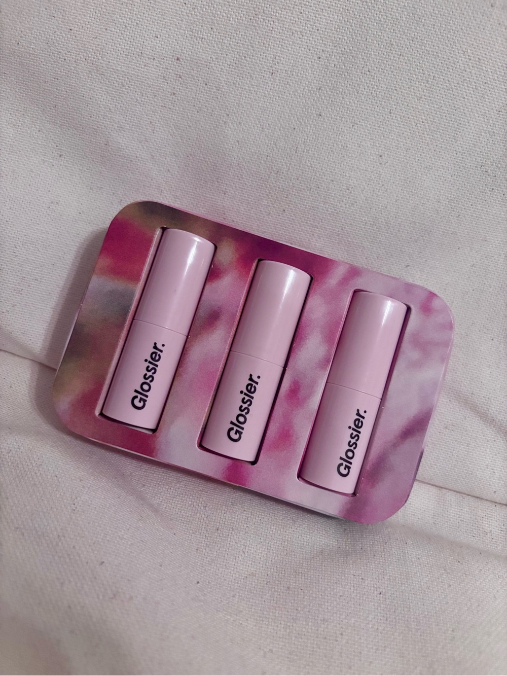 Glossier trio mini lipstick